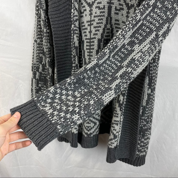 Talbots Wool Blend Metallic Boho Sweater Cardigan - Picture 8 of 12